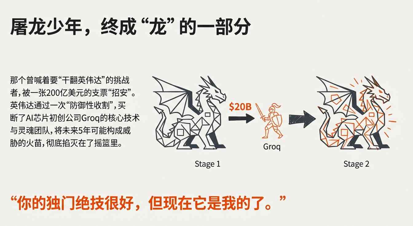 屠龙少年被招安！英伟达平安夜豪掷200亿，老黄亲手焊死铁王座