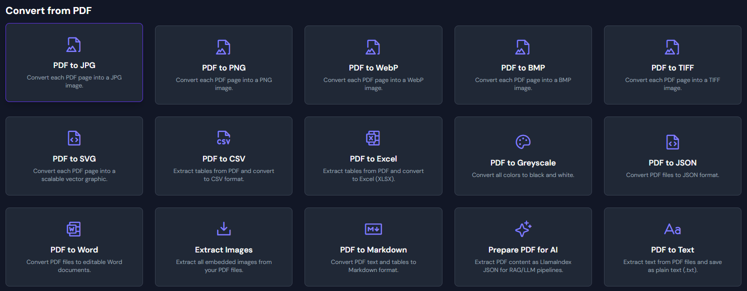 告别付费套路!一款开源免费的 PDF 处理工具箱!(图5) 告别付费套路!一款开源免费的 PDF 处理工具箱!(图5)