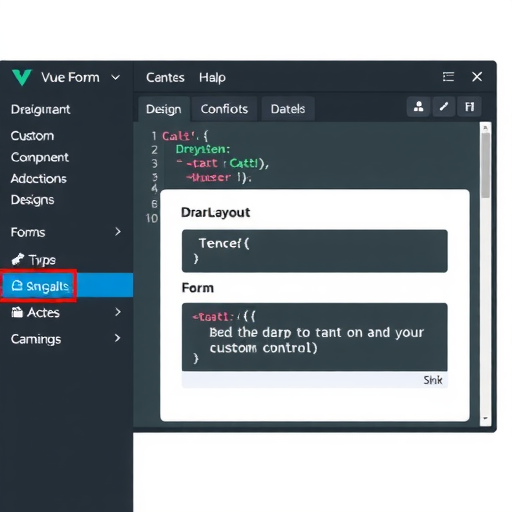vue 可视化表单设计器 vxe-form-design 创建自定义控件的详细用法（教程一）(图3)