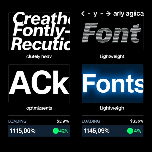 【字体优化：从细节出发，提升网页加载速度与用户体验】(图1)