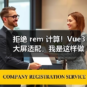 拒绝 rem 计算！Vue3 大屏适配，我是这样做的