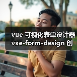 vue 可视化表单设计器 vxe-form-design 创建自定义控件的详细用法（教程一）