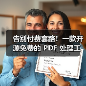 告别付费套路！一款开源免费的 PDF 处理工具箱！