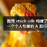 我用 stock-sdk 构建了一个个人专属的 A 股行情仪表盘