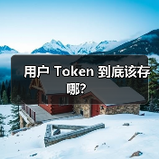 用户 Token 到底该存哪？