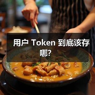 用户 Token 到底该存哪？
