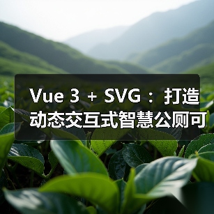 Vue 3 + SVG ：打造动态交互式智慧公厕可视化大屏（图2）