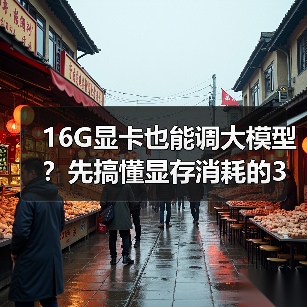 16G显卡也能调大模型？先搞懂显存消耗的3大核心原因（图3）
