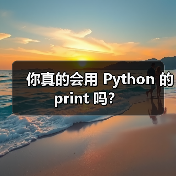你真的会用 Python 的 print 吗？（图3）