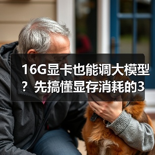 16G显卡也能调大模型？先搞懂显存消耗的3大核心原因（图3）
