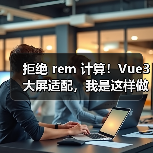 拒绝 rem 计算!Vue3 大屏适配,我是这样做的(图3) 拒绝 rem 计算!Vue3 大屏适配,我是这样做的(图3)