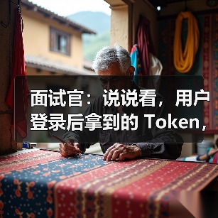 面试官：说说看，用户登录后拿到的 Token，你应该怎么存？存哪里？（图4）