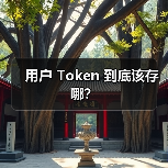 用户 Token 到底该存哪?(图4) 用户 Token 到底该存哪?(图4)