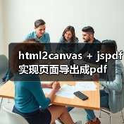 html2canvas + jspdf实现页面导出成pdf