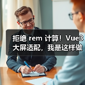 拒绝 rem 计算！Vue3 大屏适配，我是这样做的（图2）
