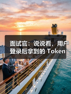面试官：说说看，用户登录后拿到的 Token，你应该怎么存？存哪里？（图4）