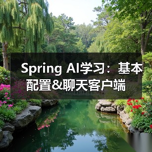 Spring AI学习：基本配置&聊天客户端（图1）