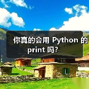 你真的会用 Python 的 print 吗?(图2) 你真的会用 Python 的 print 吗?(图2)