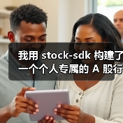 我用 stock-sdk 构建了一个个人专属的 A 股行情仪表盘（图2）