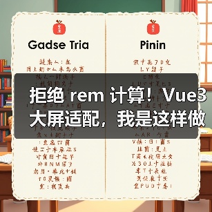 拒绝 rem 计算！Vue3 大屏适配，我是这样做的（图4）