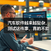汽车软件越来越复杂,测试这件事,真的不能再“靠人扛”了!(图2) 汽车软件越来越复杂,测试这件事,真的不能再“靠人扛”了!(图2)