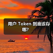 用户 Token 到底该存哪？