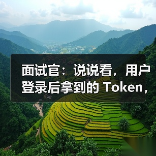 面试官：说说看，用户登录后拿到的 Token，你应该怎么存？存哪里？