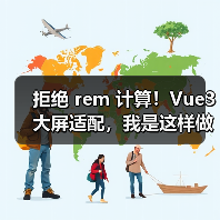 拒绝 rem 计算！Vue3 大屏适配，我是这样做的（图3）
