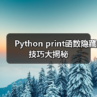Python print函数隐藏技巧大揭秘(图4) Python print函数隐藏技巧大揭秘(图4)