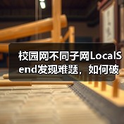 校园网不同子网LocalSend发现难题，如何破解？（图4）