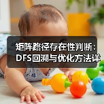 矩阵路径存在性判断:DFS回溯与优化方法详解(图1) 矩阵路径存在性判断:DFS回溯与优化方法详解(图1)