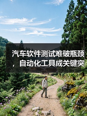 汽车软件测试难破瓶颈,自动化工具成关键突破口(图4) 汽车软件测试难破瓶颈,自动化工具成关键突破口(图4)