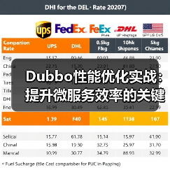 Dubbo性能优化实战:提升微服务效率的关键策略(图3) Dubbo性能优化实战:提升微服务效率的关键策略(图3)