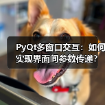 PyQt多窗口交互:如何实现界面间参数传递?(图2) PyQt多窗口交互:如何实现界面间参数传递?(图2)