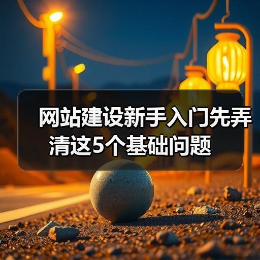 网站建设新手入门先弄清这5个基础问题