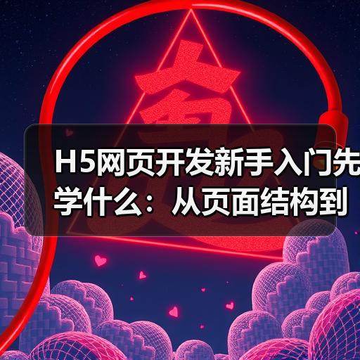 H5网页开发新手入门先学什么：从页面结构到交互的完整学习路径