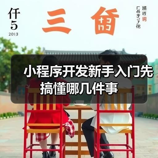 小程序开发新手入门先搞懂哪几件事